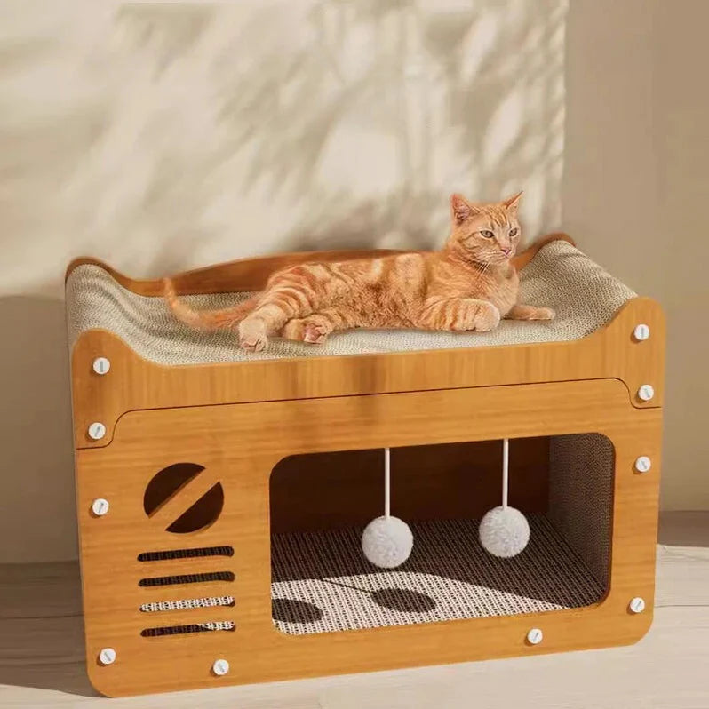 Luxury Multi-Level Cat Scratcher House