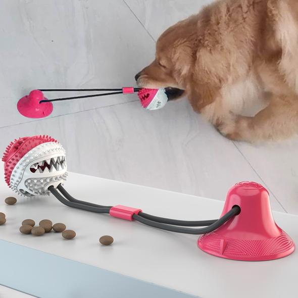 WagBrush™ - Dog Chew Toy Suction Cup Teeth Cleaner